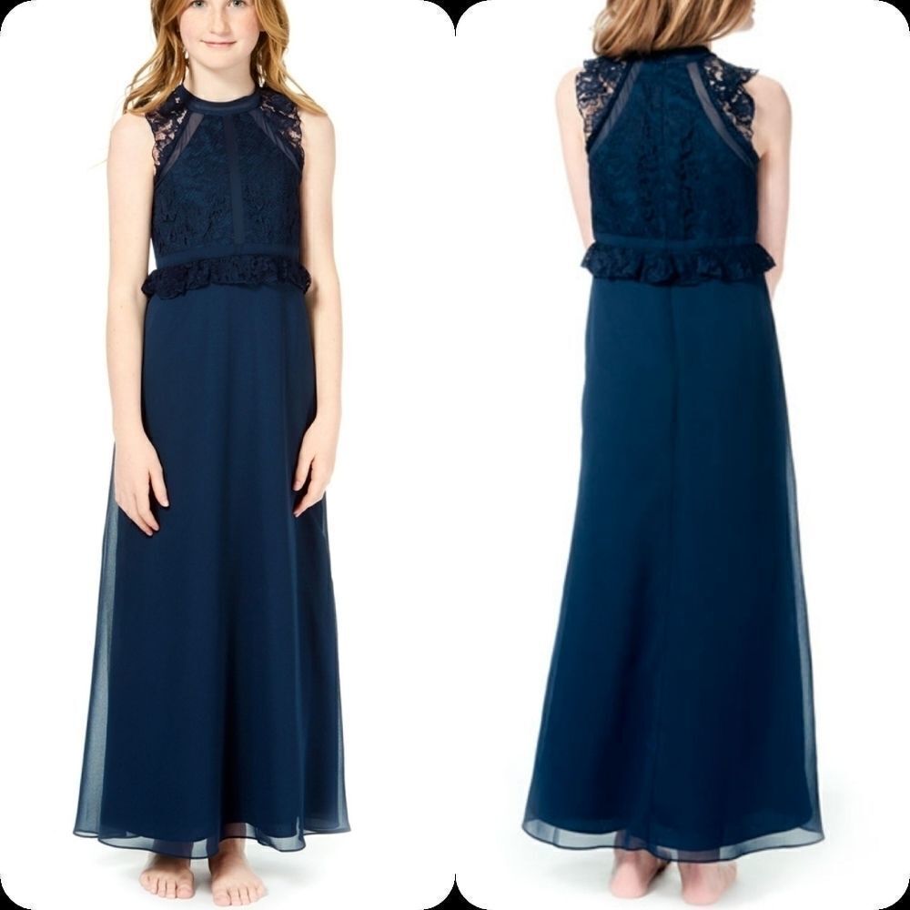 Bari Jay wine color JUNIOR BRIDESMAID dress